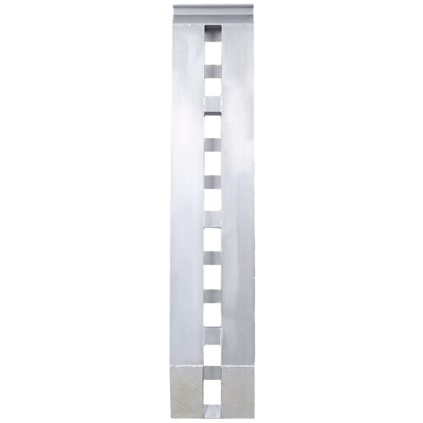 English Elm Heavy-duty Aluminum Loading Ramps with Serrated Grip Rungs for Atv Motorcycle Tractor W465104161