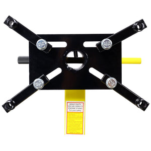 English Elm Engine Stand with 1250 Lb Steel Frame Rotating Head and Four Swivel Caster Wheels W465104931