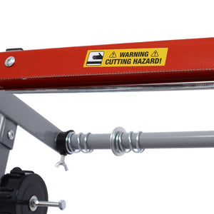 English Elm Global Steel Tree Masking Station with Four Roll Bars Wheeled Base for Auto Body Shops W465105150