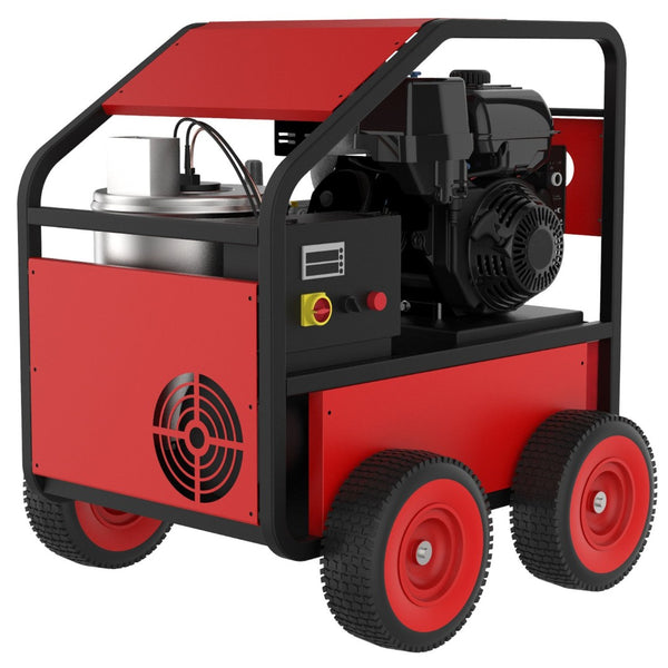 English Elm Hot Water Commercial Pressure Washer 4000 Psi Gasoline Engine Electric Start Mobile W465106361
