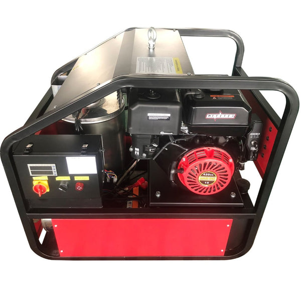 English Elm Hot Water Commercial Pressure Washer 4000 Psi Gasoline Engine Electric Start Mobile W465106361