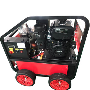English Elm Commercial Hot Water Pressure Washer 4000 Psi Kohler Engine Steam Cleaning Power W465106362