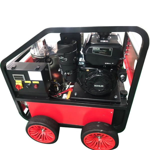 English Elm Commercial Hot Water Pressure Washer 4000 Psi Kohler Engine Steam Cleaning Power W465106362