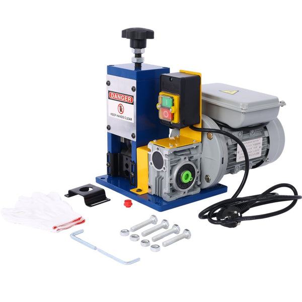 English Elm Automatic Copper Wire Stripping Machine 180w Motorized Recycling Tool for Awg Scrap W465106363