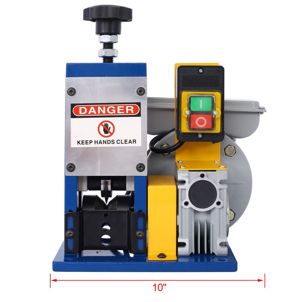 English Elm Automatic Copper Wire Stripping Machine 180w Motorized Recycling Tool for Awg Scrap W465106363