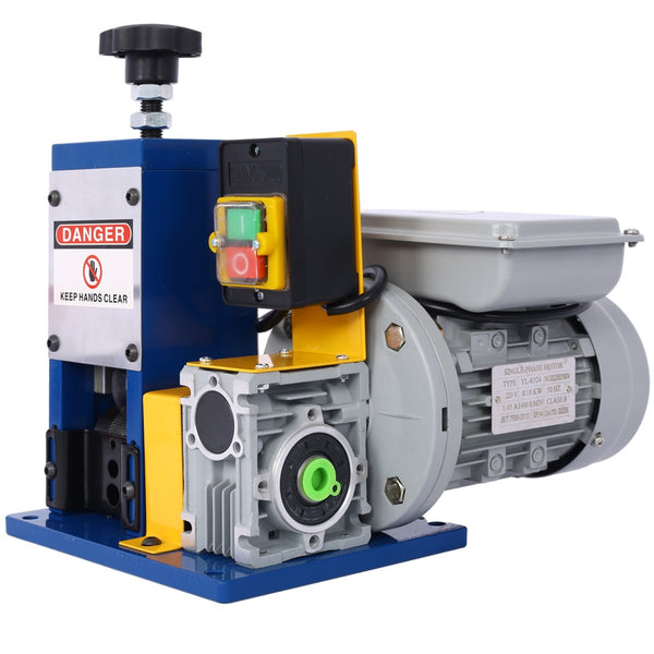 English Elm Automatic Copper Wire Stripping Machine 180w Motorized Recycling Tool for Awg Scrap W465106363