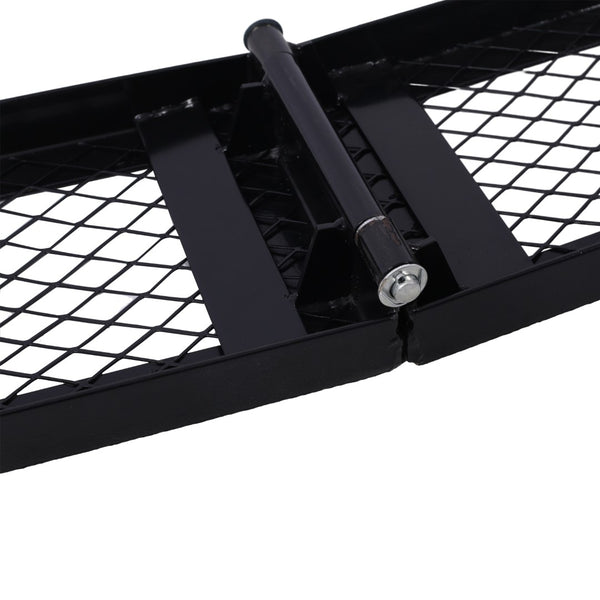 English Elm 80" Folding Steel Loading Ramp 500 Lb Capacity Mesh Surface Truck Atv Motorcycle W465106377