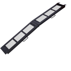English Elm 80" Folding Steel Loading Ramp 500 Lb Capacity Mesh Surface Truck Atv Motorcycle W465106377