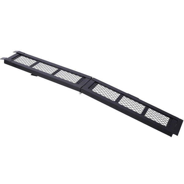 English Elm 80" Folding Steel Loading Ramp 500 Lb Capacity Mesh Surface Truck Atv Motorcycle W465106377