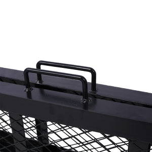 English Elm 80" Folding Steel Loading Ramp 500 Lb Capacity Mesh Surface Truck Atv Motorcycle W465106377