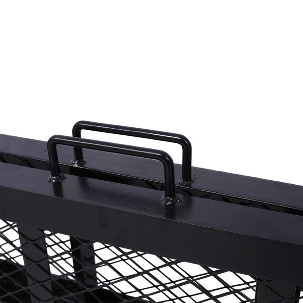 English Elm 80" Folding Steel Loading Ramp 500 Lb Capacity Mesh Surface Truck Atv Motorcycle W465106377