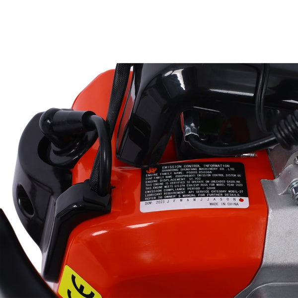 English Elm V-type 52cc Gas One Man Post Hole Digger for Fence Deck and Landscaping Work W465109906