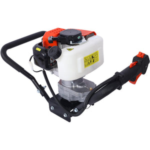 English Elm V-type 52cc Gas One Man Post Hole Digger for Fence Deck and Landscaping Work W465109906