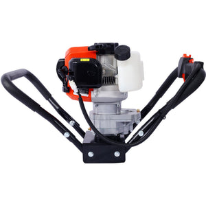 English Elm V-type 52cc Gas One Man Post Hole Digger for Fence Deck and Landscaping Work W465109906