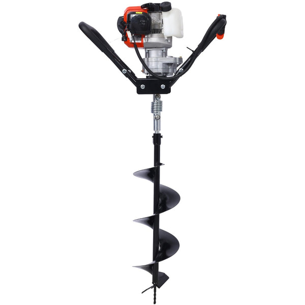 English Elm Post Hole Digger 43cc Gas Powered Auger with Alloy Steel Bits for Garden Farmland W465109914