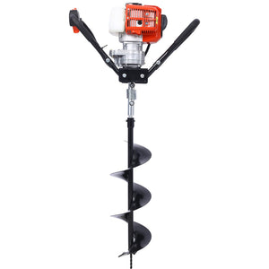 English Elm Post Hole Digger 43cc Gas Powered Auger with Alloy Steel Bits for Garden Farmland W465109914