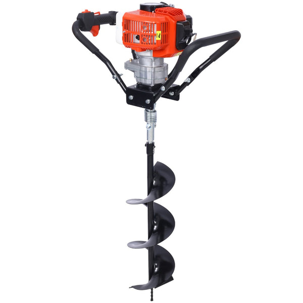 English Elm Post Hole Digger 43cc Gas Powered Auger with Alloy Steel Bits for Garden Farmland W465109914