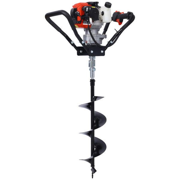 English Elm Post Hole Digger 43cc Gas Powered Auger with Alloy Steel Bits for Garden Farmland W465109914