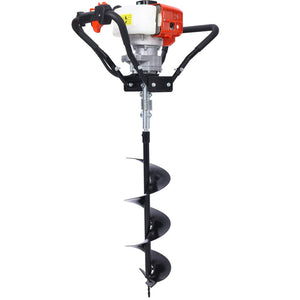 English Elm Post Hole Digger 43cc Gas Powered Auger with Alloy Steel Bits for Garden Farmland W465109914