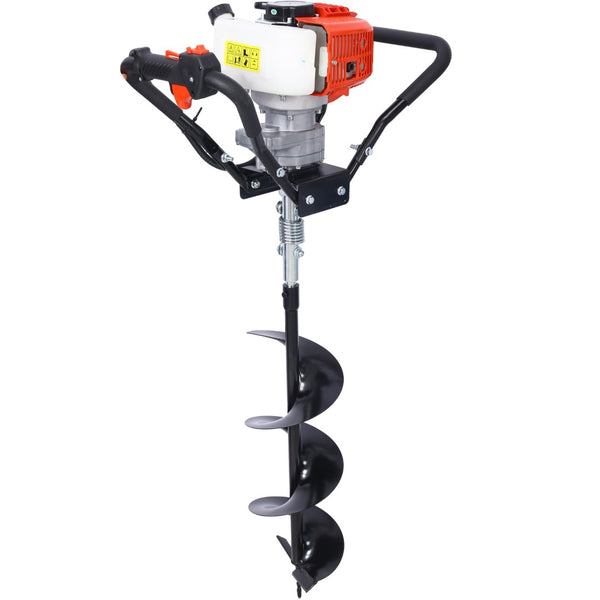English Elm Post Hole Digger 43cc Gas Powered Auger with Alloy Steel Bits for Garden Farmland W465109914