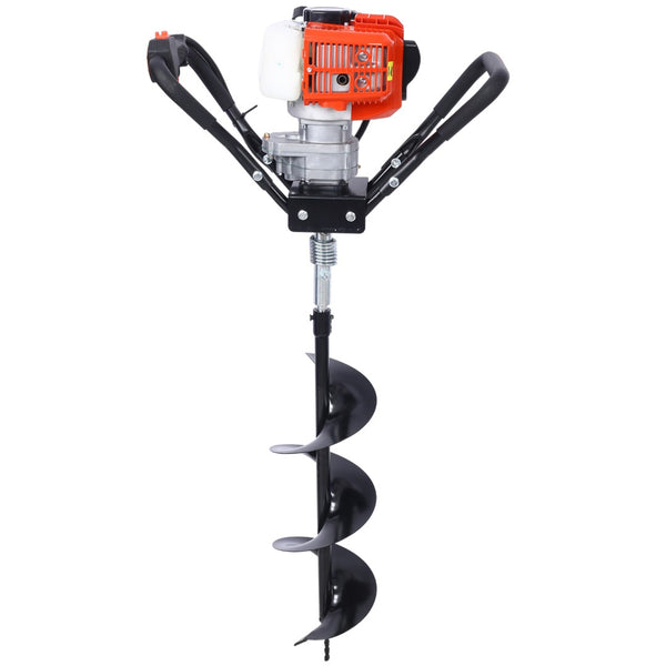 English Elm Post Hole Digger 43cc Gas Powered Auger with Alloy Steel Bits for Garden Farmland W465109914