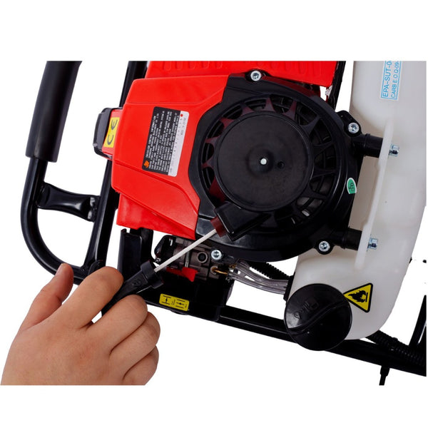 English Elm 2.7hp Gas Post Hole Digger 63cc Two-stroke Engine Epa Certified Auger Drill W465109917