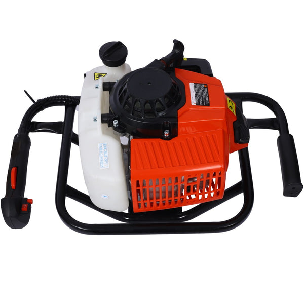 English Elm 2.7hp Gas Post Hole Digger 63cc Two-stroke Engine Epa Certified Auger Drill W465109917