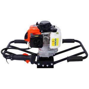 English Elm 2.7hp Two-person Gas Auger 63cc Engine Fence Post Hole Digger with Standard Bit Shaft W465109919