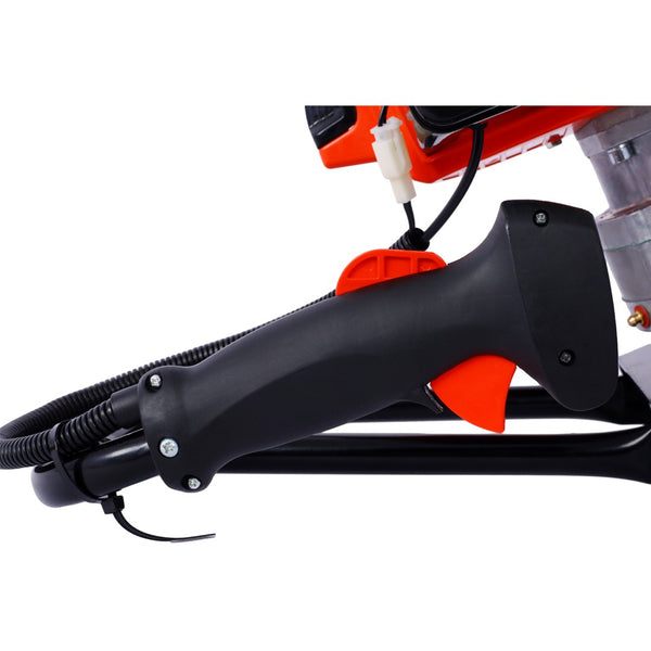 English Elm 2.7hp Two-person Gas Auger 63cc Engine Fence Post Hole Digger with Standard Bit Shaft W465109919
