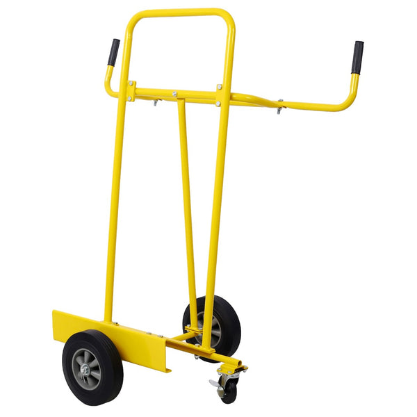English Elm Steel Panel Cart Heavy Duty Drywall Dolly 750lb Capacity Folding Job Site Mover W465110080