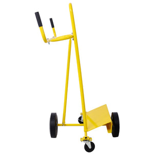 English Elm Steel Panel Cart Heavy Duty Drywall Dolly 750lb Capacity Folding Job Site Mover W465110080