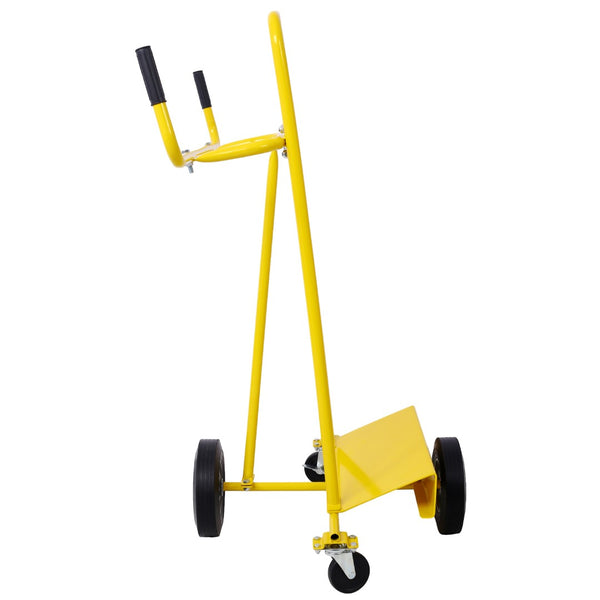English Elm Steel Panel Cart Heavy Duty Drywall Dolly 750lb Capacity Folding Job Site Mover W465110080