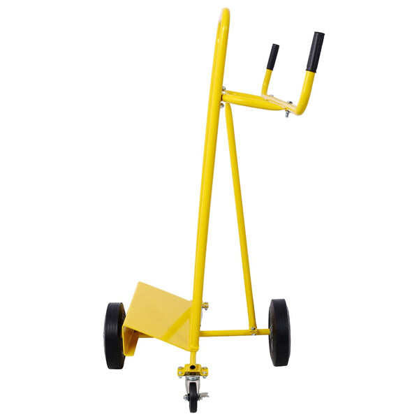 English Elm Steel Panel Cart Heavy Duty Drywall Dolly 750lb Capacity Folding Job Site Mover W465110080