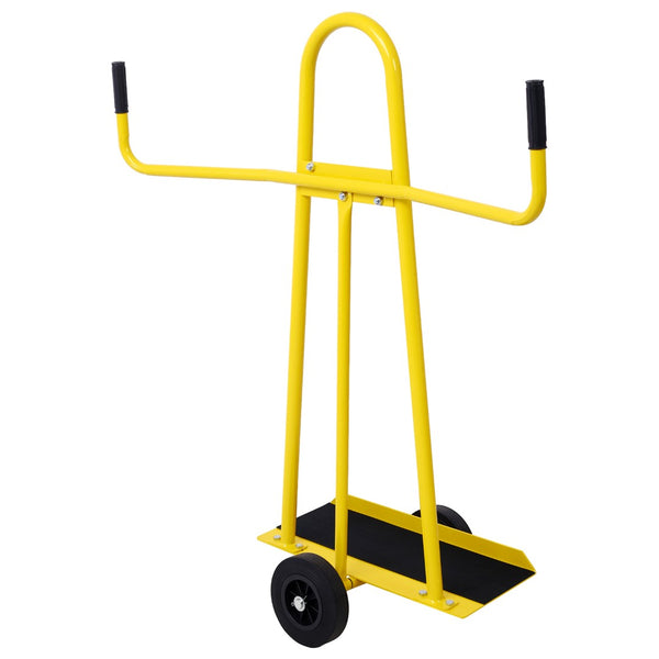 English Elm Steel Heavy Duty Panel Cart with Locking Wheels and 750 Lb Capacity for Job Sites W465110082