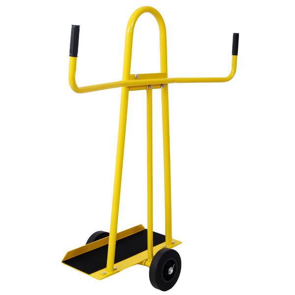 English Elm Steel Heavy Duty Panel Cart with Locking Wheels and 750 Lb Capacity for Job Sites W465110082