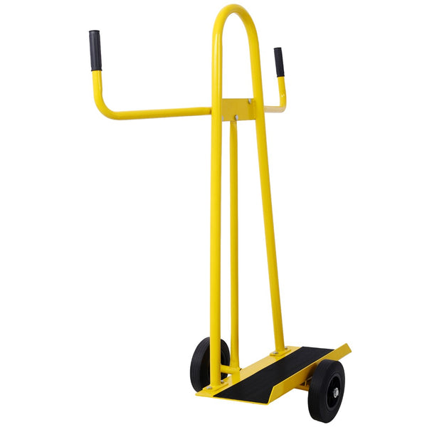English Elm Steel Heavy Duty Panel Cart with Locking Wheels and 750 Lb Capacity for Job Sites W465110082