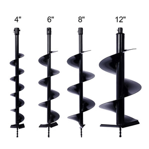 English Elm Auger Replacement Bits 4 Piece Set for Planting Bulbs Fence Posts and Landscaping W465110098