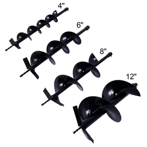 English Elm Auger Replacement Bits 4 Piece Set for Planting Bulbs Fence Posts and Landscaping W465110098
