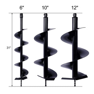 English Elm Auger Drill Bits Heavy Wall Construction for Bulb Planting and Fence Post Digging W465110110
