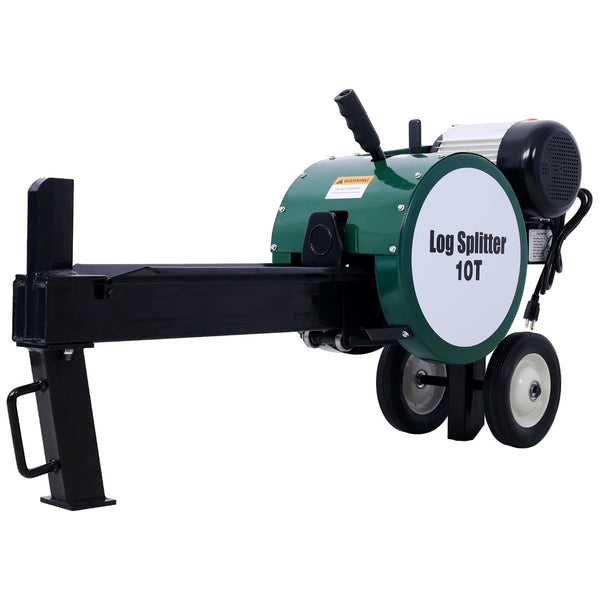 English Elm Double Flywheel Kinetic Electric Log Splitter 10 Ton 2hp Portable Firewood Machine W465119827