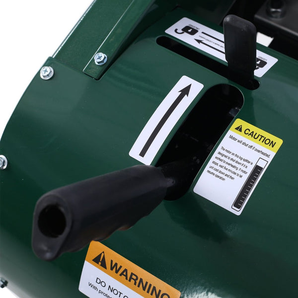 English Elm Double Flywheel Electric Log Splitter 12 Ton Kinetic Power Portable Firewood Processor W465119828