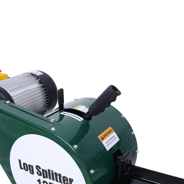 English Elm Double Flywheel Electric Log Splitter 12 Ton Kinetic Power Portable Firewood Processor W465119828