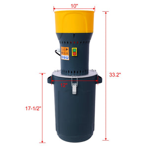 English Elm 25l Electric Grain Mill Heavy Duty Farm Grinder with 5 Sieves for Corn Wheat Feed W465121093