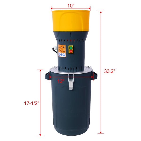 English Elm 25l Electric Grain Mill Heavy Duty Farm Grinder with 5 Sieves for Corn Wheat Feed W465121093