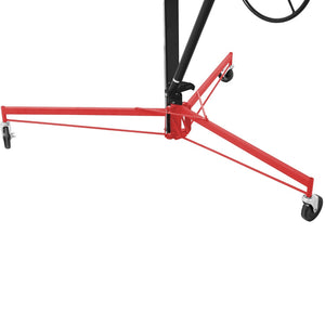 English Elm Drywall Lift Hoist 11 Foot Steel Frame Panel Jack for Ceiling and Wall Work W465121422