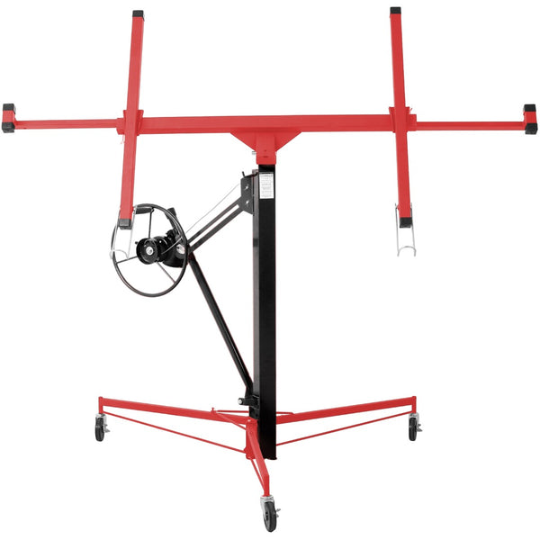 English Elm Drywall Lift Hoist 11 Foot Steel Frame Panel Jack for Ceiling and Wall Work W465121422
