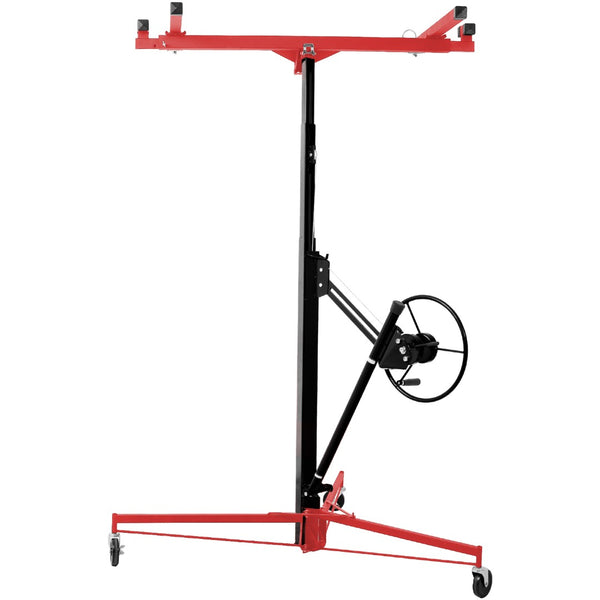 English Elm Drywall Lift Hoist 11 Foot Steel Frame Panel Jack for Ceiling and Wall Work W465121422