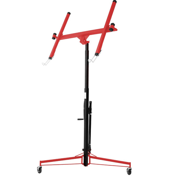 English Elm Drywall Lift Hoist 11 Foot Steel Frame Panel Jack for Ceiling and Wall Work W465121422