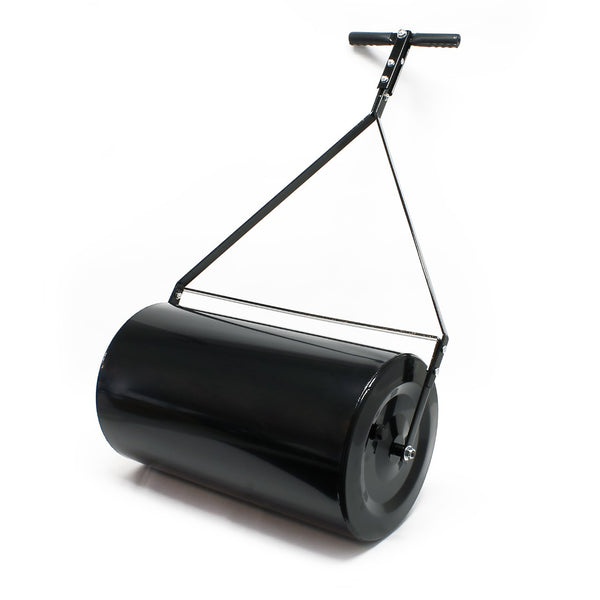 English Elm Combination Push Tow Lawn Roller 16 Gallon Drum for Garden Farm and Park Leveling W465122201