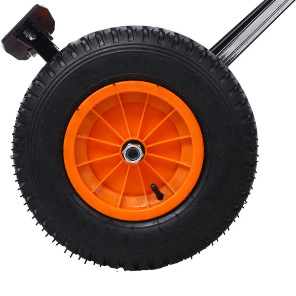 English Elm Boat Trailer Dolly Carbon Steel Mover with Adjustable Frame for Kayak and Fishing Use W465122205